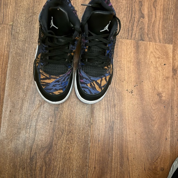 Jordan Kids Sneakers - Black Purple Orange